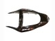 Rabatt Kawasaki ZX6R Motorrad Verkleidung 2003-2004 - Glanzendes Schwarz Rot Flamme