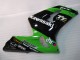 Rabatt Kawasaki ZX6R Motorrad Verkleidung 2003-2004 - Grun Schwarz Elf Bridgestone