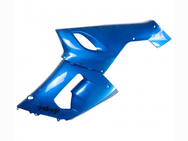 Rabatt Kawasaki ZX6R Motorrad Verkleidung 2005-2006 - Glanzendes Blau