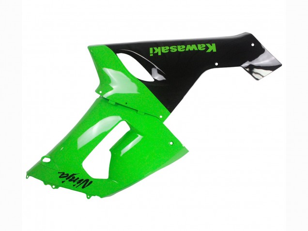 Rabatt Kawasaki ZX6R Motorrad Verkleidung 2005-2006 - Grun Schwarz Ninja