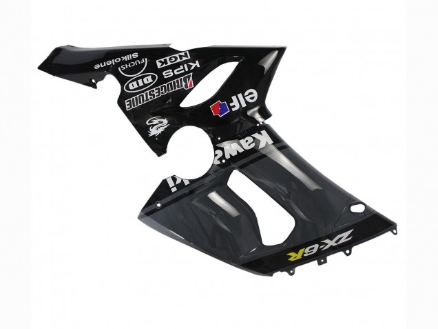 Rabatt Kawasaki ZX6R Motorrad Verkleidung 2005-2006 - Dunkel Grau Schwarz