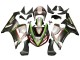 Rabatt Kawasaki ZX6R Motorrad Verkleidung 2005-2006 - Schwarz Silber Grun Rot K 26