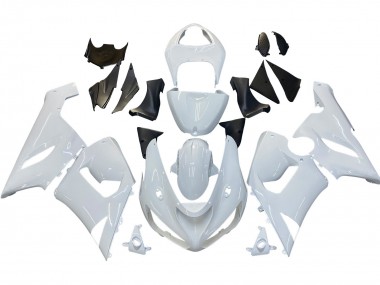 Rabatt Kawasaki ZX6R Motorrad Verkleidung 2005-2006 - Weiss