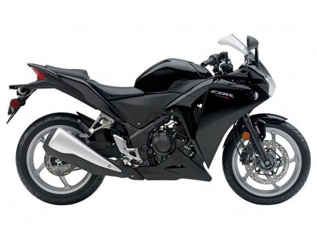 Rabatt Honda CBR250RR Motorrad Verkleidung 2011-2015 - Matt Schwarz