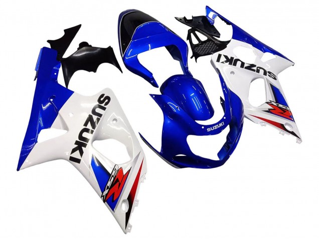 Rabatt Suzuki GSXR1000 Motorrad Verkleidung 2000-2002 - Weiss Blau Rot