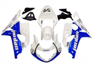Rabatt Suzuki GSXR1000 Motorrad Verkleidung 2000-2002 - Weiss Blau Jordan 59