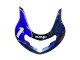 Rabatt Suzuki GSXR1000 Motorrad Verkleidung 2000-2002 - Blau Weiss Silber Castrol Dunlop