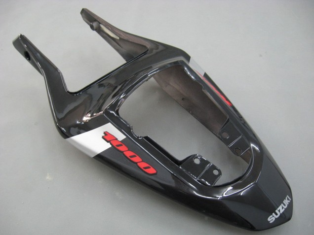 Rabatt Suzuki GSXR 1000 Motorrad Verkleidung 2003-2004 - Glanzendes Schwarz Weiss Grau Rot