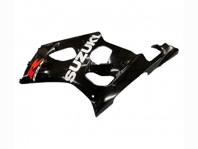 Rabatt Suzuki GSXR 1000 Motorrad Verkleidung 2003-2004 - Glanzendes Schwarz Weiss Rot Aufkleber