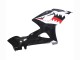 Rabatt Suzuki GSXR 1000 Motorrad Verkleidung 2005-2006 - Glanzendes Schwarz Rot Weiss Hai