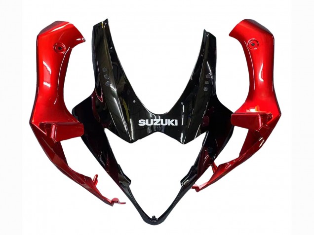 Rabatt Suzuki GSXR 1000 Motorrad Verkleidung 2005-2006 - Rot Glanzendes Schwarz