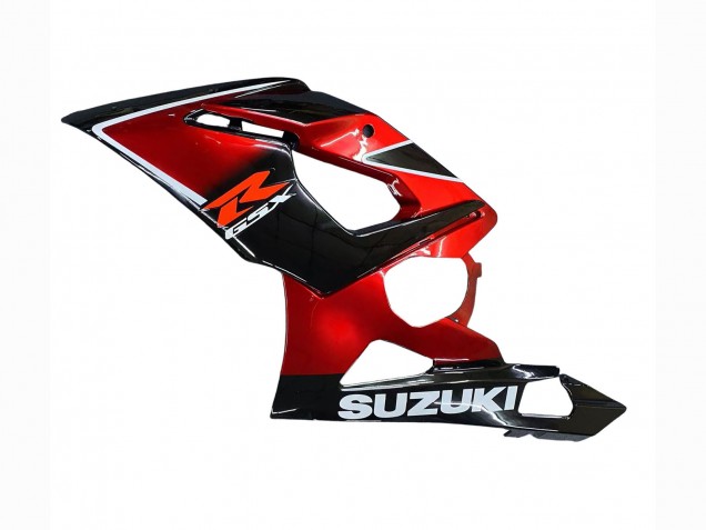 Rabatt Suzuki GSXR 1000 Motorrad Verkleidung 2005-2006 - Rot Glanzendes Schwarz