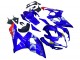 Rabatt Suzuki GSXR 1000 Motorrad Verkleidung 2005-2006 - Blau Gelb Weiss Rot Motul