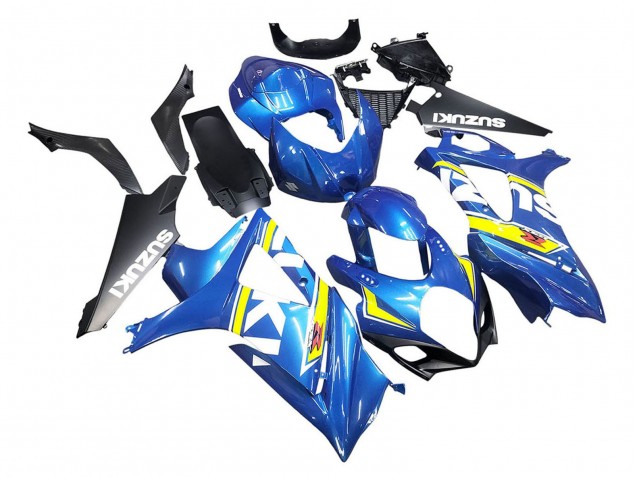 Rabatt Suzuki GSXR 1000 Motorrad Verkleidung 2007-2008 - Blau Gelb Schwarz