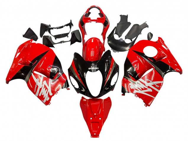 Rabatt Suzuki GSXR 1300 Hayabusa Motorrad Verkleidung 1996-2007 - Rot Schwarz Hayabusa