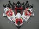 Rabatt Suzuki GSXR 1300 Hayabusa Motorrad Verkleidung 1996-2007 - Weiss Rot Motul