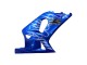 Rabatt Suzuki GSXR 600 / GSXR 750 Motorrad Verkleidung 2001-2003 - Blau mit Weiss Flamme