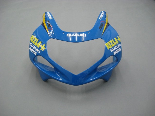 Rabatt Suzuki GSXR 600 / GSXR 750 Motorrad Verkleidung 2001-2003 - Blau Gelb Schwarz Motul Rizla
