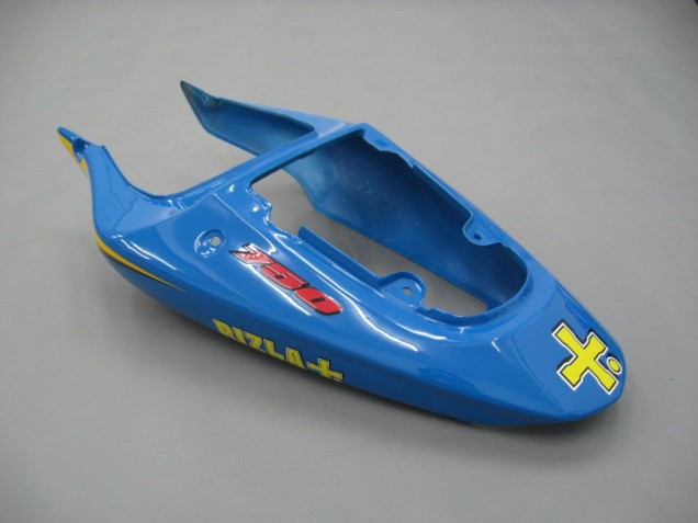 Rabatt Suzuki GSXR 600 / GSXR 750 Motorrad Verkleidung 2001-2003 - Blau Gelb Schwarz Motul Rizla