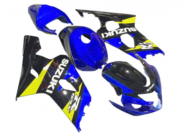Rabatt Suzuki GSXR 600 / GSXR 750 Motorrad Verkleidung 2004-2005 - Blau Gelb Schwarz