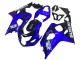 Rabatt Suzuki GSXR 600 / GSXR 750 Motorrad Verkleidung 2004-2005 - Blau Schwarz Weiss Aufkleber