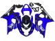 Rabatt Suzuki GSXR 600 / GSXR 750 Motorrad Verkleidung 2004-2005 - Blau Schwarz Weiss Aufkleber