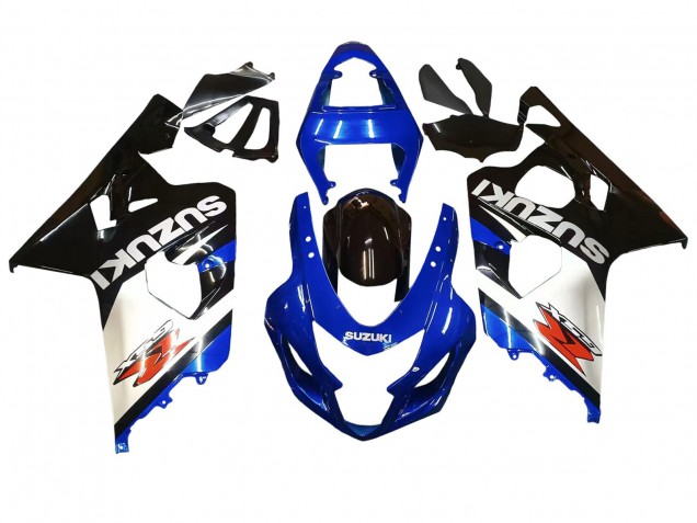 Rabatt Suzuki GSXR 600 / GSXR 750 Motorrad Verkleidung 2004-2005 - Blau Weiss Schwarz