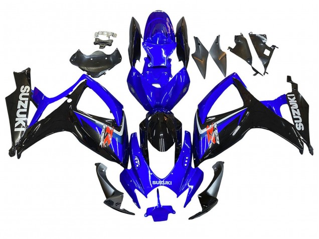 Rabatt Suzuki GSXR 600 / GSXR 750 Motorrad Verkleidung 2006-2007 - Blau Schwarz Rot