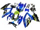 Rabatt Suzuki GSXR 600 / GSXR 750 Motorrad Verkleidung 2008-2010 - Blau Fluoreszierendes Grun Hai
