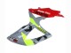 Rabatt Suzuki GSXR 600 / GSXR 750 Motorrad Verkleidung 2008-2010 - Grau Gelb Rot