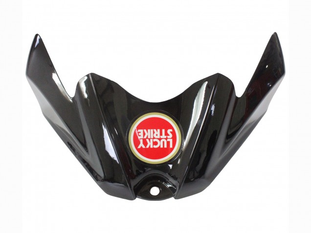 Rabatt Suzuki GSXR 600 / GSXR 750 Motorrad Verkleidung 2008-2010 - Glanzendes Schwarz Rot Weiss Motul Lucky Strike