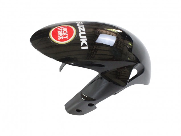 Rabatt Suzuki GSXR 600 / GSXR 750 Motorrad Verkleidung 2008-2010 - Glanzendes Schwarz Rot Weiss Motul Lucky Strike