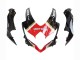 Rabatt Suzuki GSXR 600 / GSXR 750 Motorrad Verkleidung 2008-2010 - Glanzendes Schwarz Rot Weiss Motul Lucky Strike