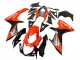 Rabatt Suzuki GSXR 600 / GSXR 750 Motorrad Verkleidungen Kit 2011-2024 - Rot Glanzendes Schwarz