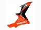 Rabatt Suzuki GSXR 600 / GSXR 750 Motorrad Verkleidungen Kit 2011-2024 - Rot Glanzendes Schwarz