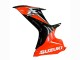 Rabatt Suzuki GSXR 600 / GSXR 750 Motorrad Verkleidungen Kit 2011-2024 - Rot Glanzendes Schwarz