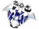 Rabatt Suzuki GSXR 600 / GSXR 750 Motorrad Verkleidung 2011-2024 - Weiss Blau Rot