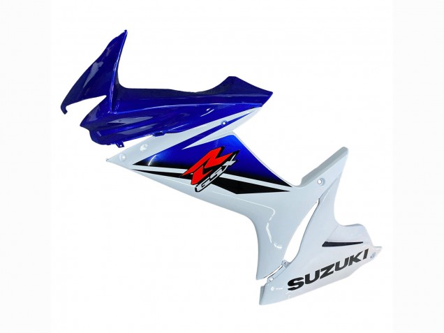 Rabatt Suzuki GSXR 600 / GSXR 750 Motorrad Verkleidung 2011-2024 - Weiss Blau Rot