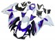 Rabatt Suzuki GSXR 600 / GSXR 750 Motorrad Verkleidung 2011-2024 - Blau Lila Weiss