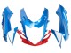 Rabatt Suzuki GSXR 600 / GSXR 750 Motorrad Verkleidung 2011-2024 - Blau Weiss Rot