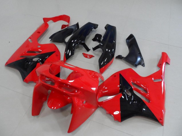 Rabatt Kawasaki ZX9R Motorrad Verkleidung 1994-1997 - Rot Glanzendes Schwarz