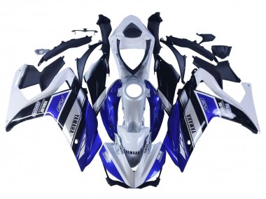 Rabatt Yamaha YZF R3/R25 Motorrad Verkleidung 2015-2018 - Weiss Blau Schwarz Yamalube