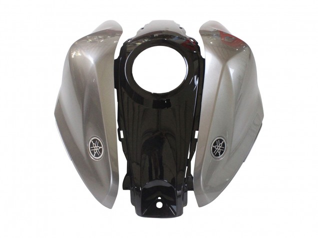 Rabatt Yamaha YZF R3/R25 Motorrad Verkleidung 2015-2018 - Silber Schwarz