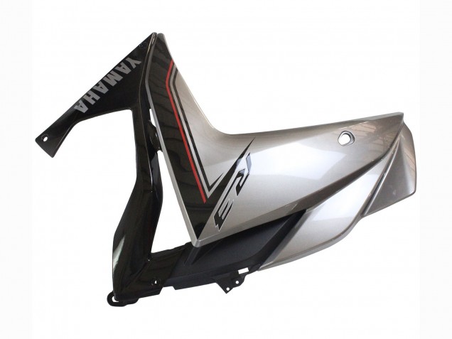 Rabatt Yamaha YZF R3/R25 Motorrad Verkleidung 2015-2018 - Silber Schwarz