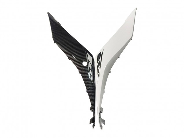 Rabatt Yamaha YZF R3/R25 Motorrad Verkleidung 2015-2018 - Weiss Grun Glanzendes Schwarz