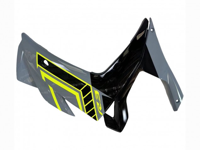 Rabatt Yamaha YZF R3/R25 Motorrad Verkleidung 2015-2018 - Nardo Grau Neon Gelb Schwarz