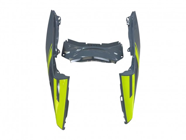 Rabatt Yamaha YZF R3/R25 Motorrad Verkleidung 2015-2018 - Nardo Grau Neon Gelb Schwarz