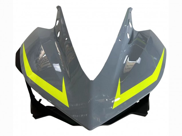 Rabatt Yamaha YZF R3/R25 Motorrad Verkleidung 2015-2018 - Nardo Grau Neon Gelb Schwarz