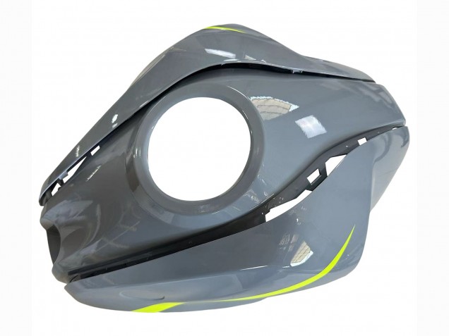 Rabatt Yamaha YZF R3/R25 Motorrad Verkleidung 2015-2018 - Nardo Grau Neon Gelb Schwarz