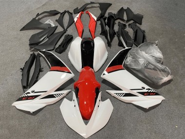 Rabatt Yamaha YZF R3/R25 Motorrad Verkleidung Kit 2015-2018 - Weiss Rot Schwarz